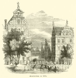 1639 yılında Amsterdam by English School